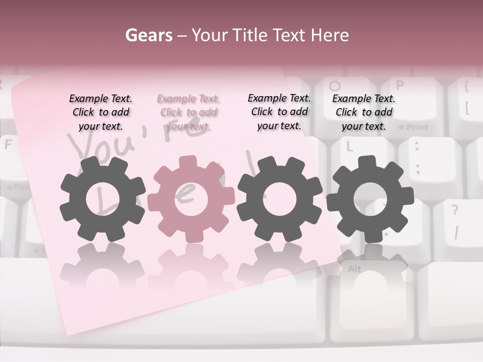 Assistance Hand Finger PowerPoint Template