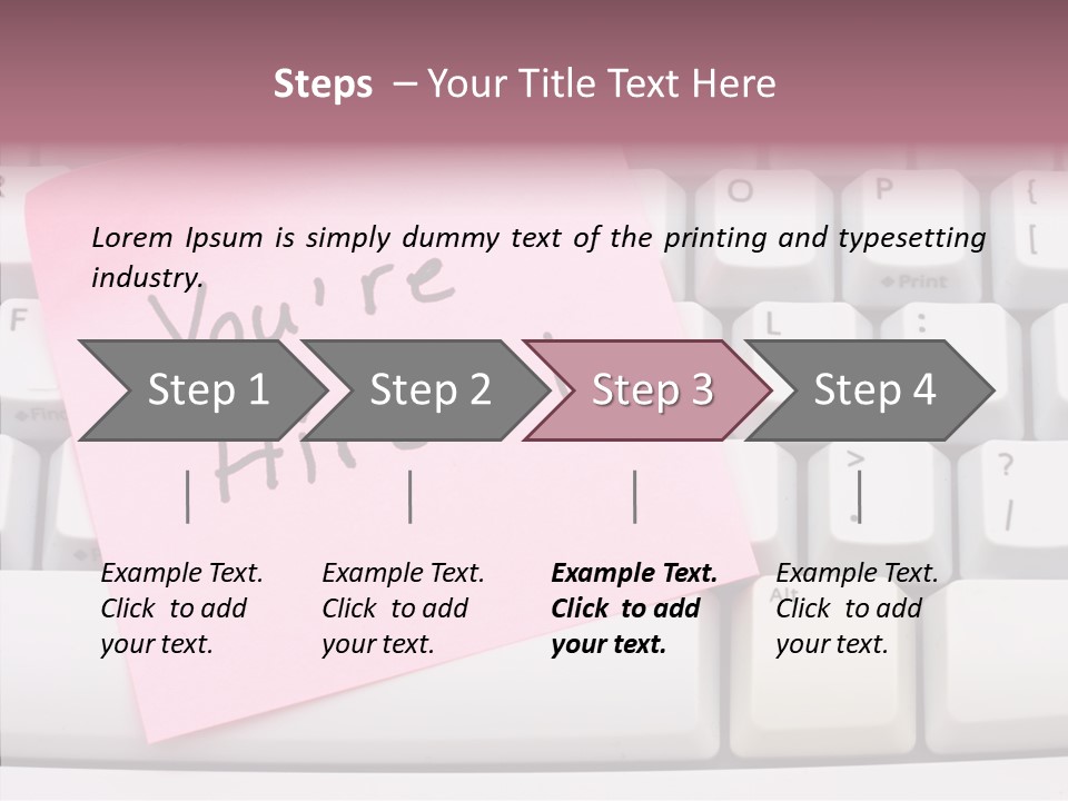 Assistance Hand Finger PowerPoint Template