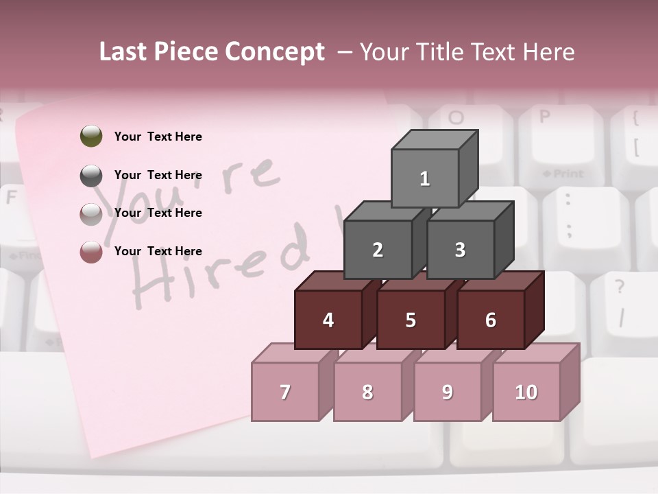 Assistance Hand Finger PowerPoint Template