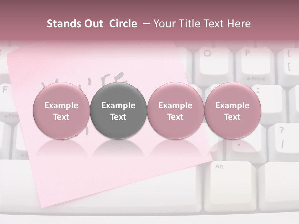 Assistance Hand Finger PowerPoint Template