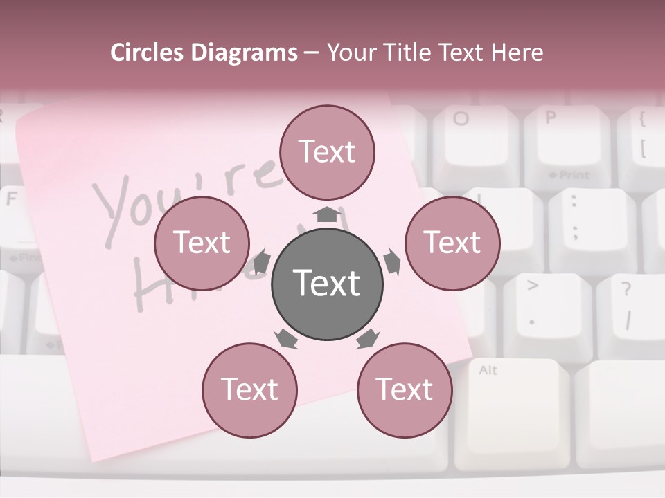 Assistance Hand Finger PowerPoint Template