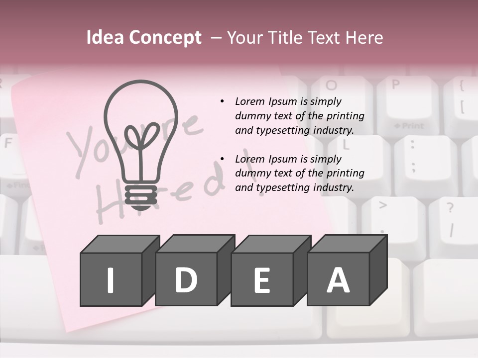 Assistance Hand Finger PowerPoint Template