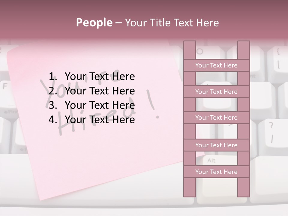 Assistance Hand Finger PowerPoint Template