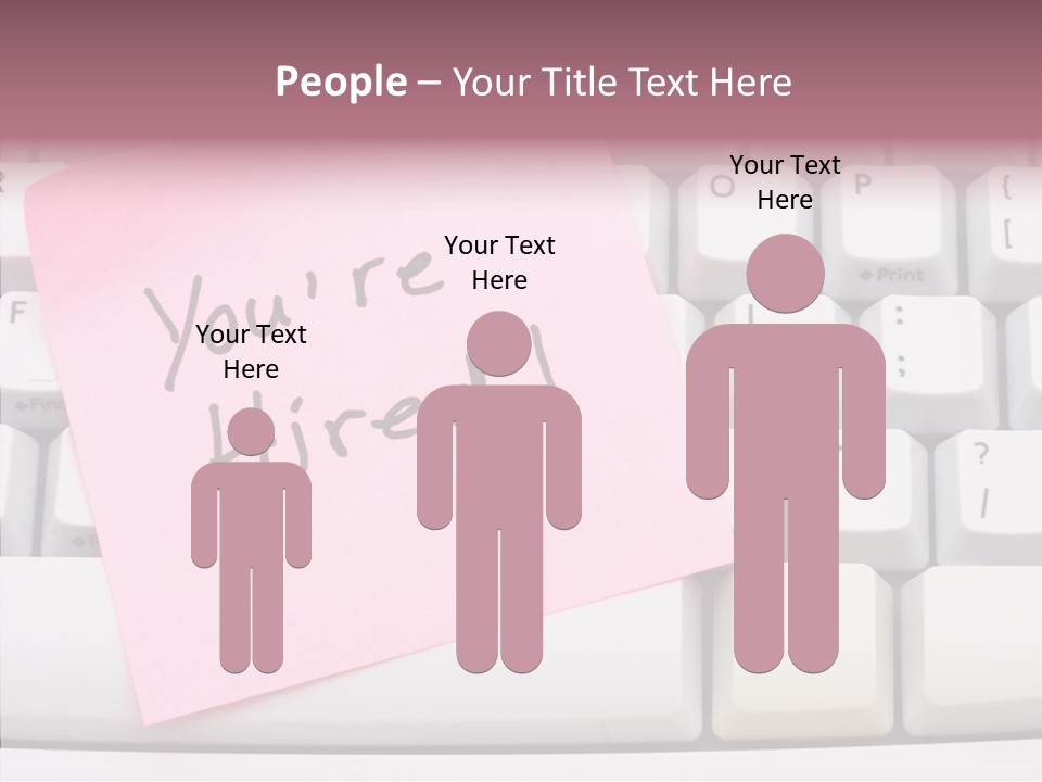 Assistance Hand Finger PowerPoint Template