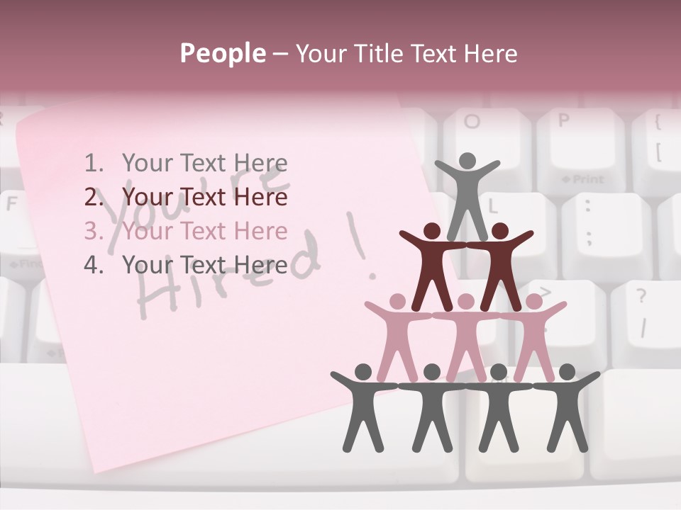 Assistance Hand Finger PowerPoint Template