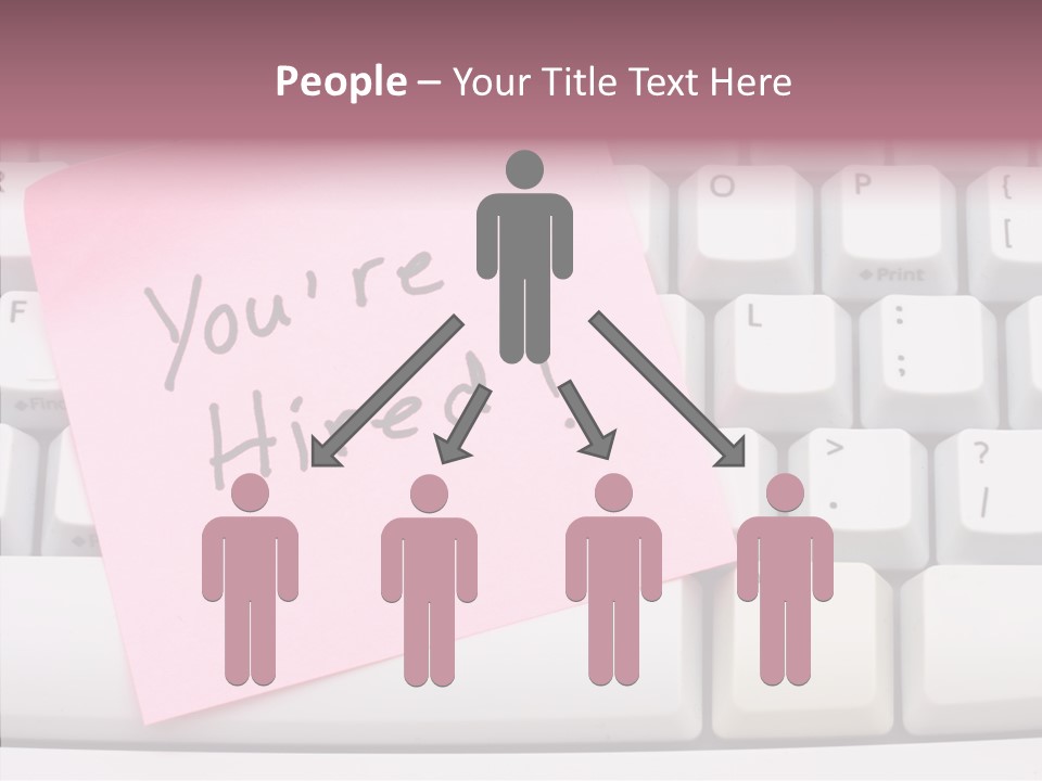 Assistance Hand Finger PowerPoint Template