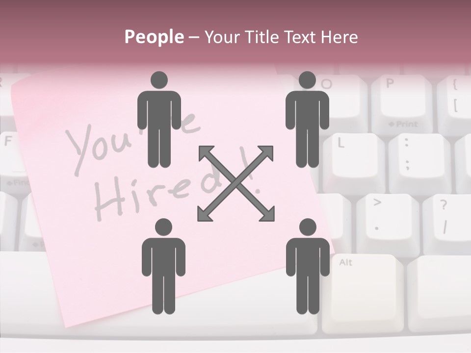 Assistance Hand Finger PowerPoint Template