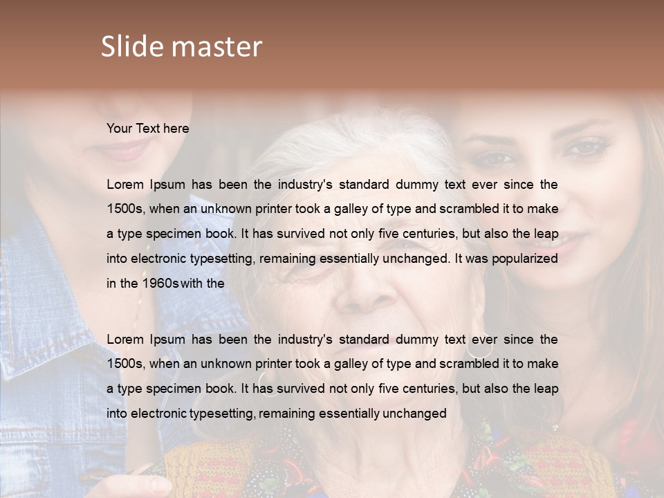 Helping Hand Background Hold PowerPoint Template