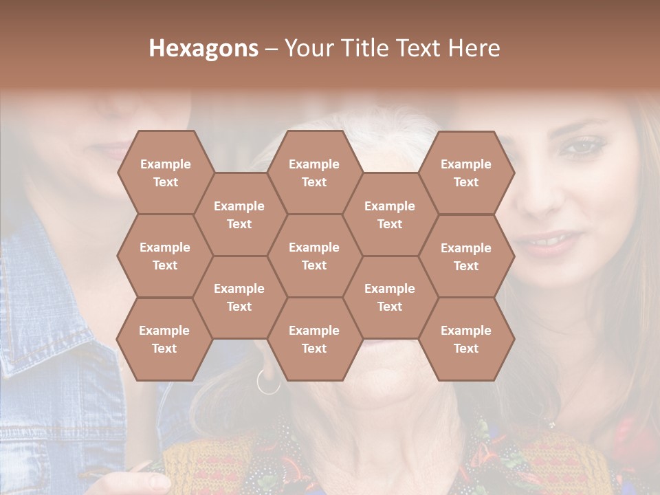 Helping Hand Background Hold PowerPoint Template