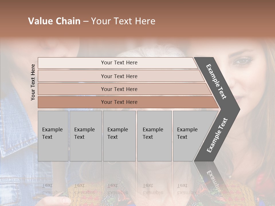 Helping Hand Background Hold PowerPoint Template