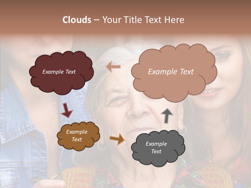 Helping Hand Background Hold PowerPoint Template