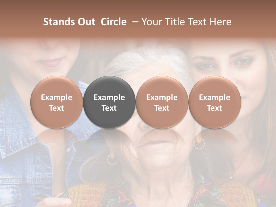 Helping Hand Background Hold PowerPoint Template