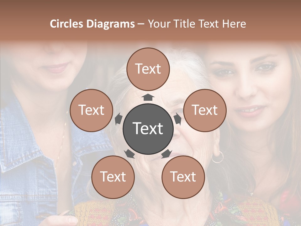 Helping Hand Background Hold PowerPoint Template