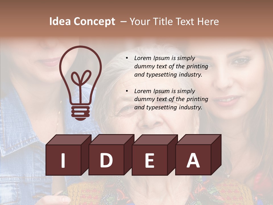 Helping Hand Background Hold PowerPoint Template