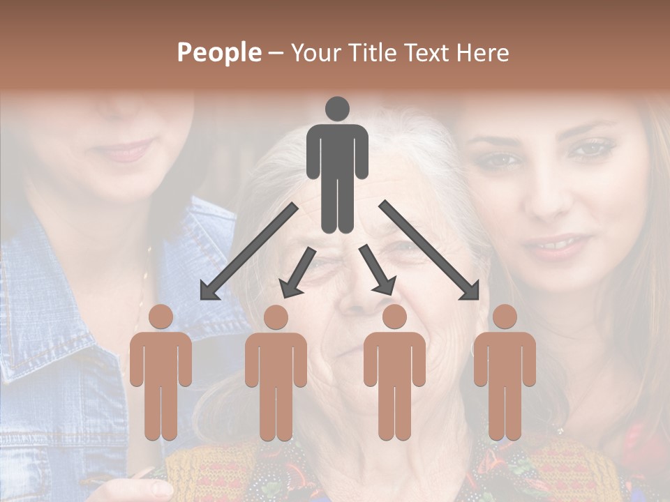 Helping Hand Background Hold PowerPoint Template