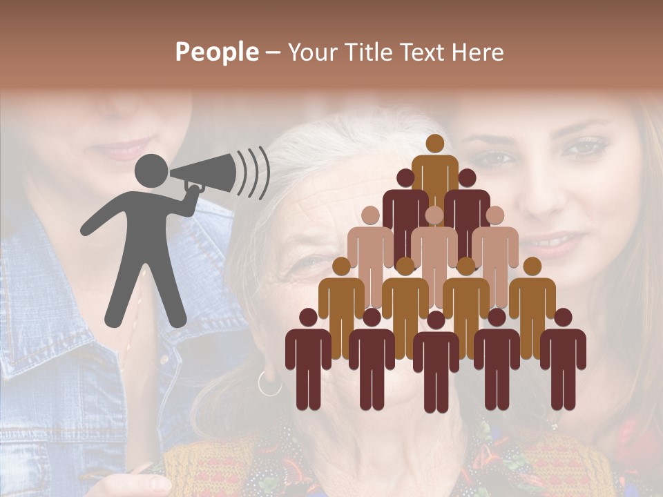 Helping Hand Background Hold PowerPoint Template