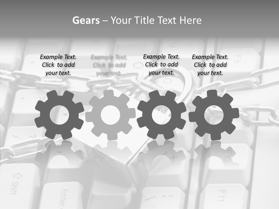 Elderly Hand Finger PowerPoint Template