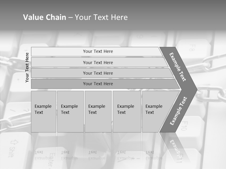 Elderly Hand Finger PowerPoint Template
