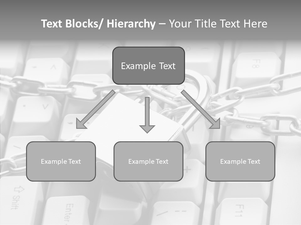 Elderly Hand Finger PowerPoint Template