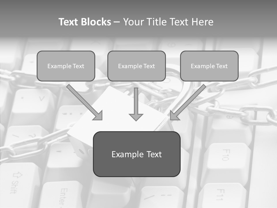 Elderly Hand Finger PowerPoint Template