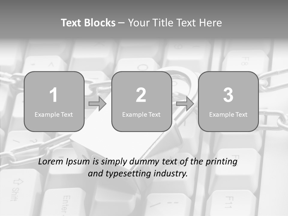 Elderly Hand Finger PowerPoint Template