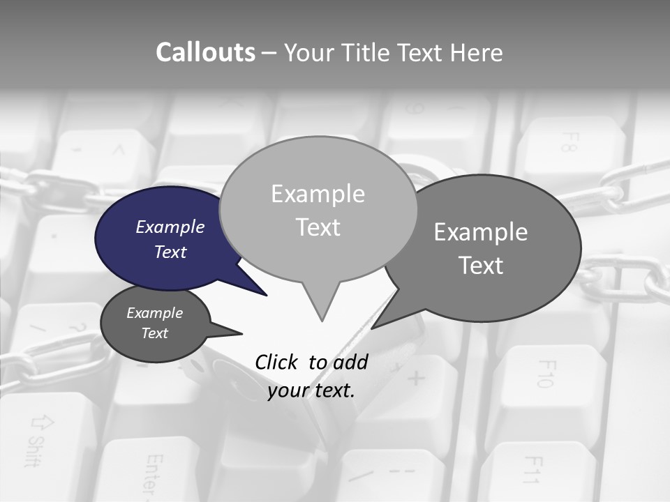 Elderly Hand Finger PowerPoint Template