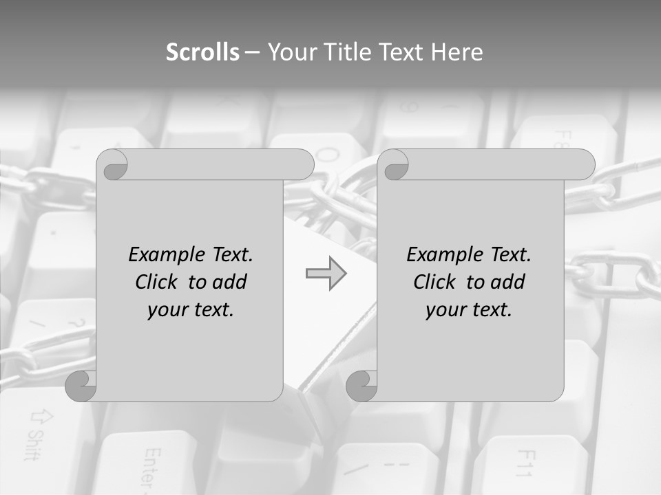 Elderly Hand Finger PowerPoint Template