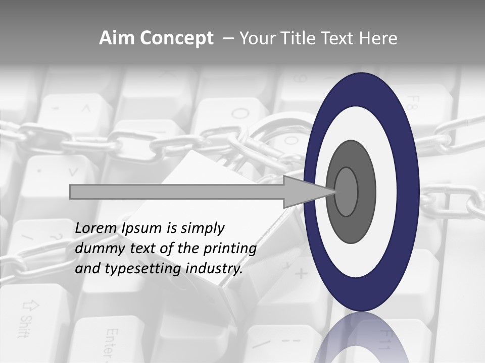 Elderly Hand Finger PowerPoint Template