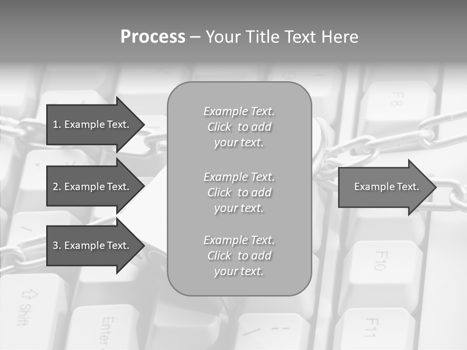 Elderly Hand Finger PowerPoint Template