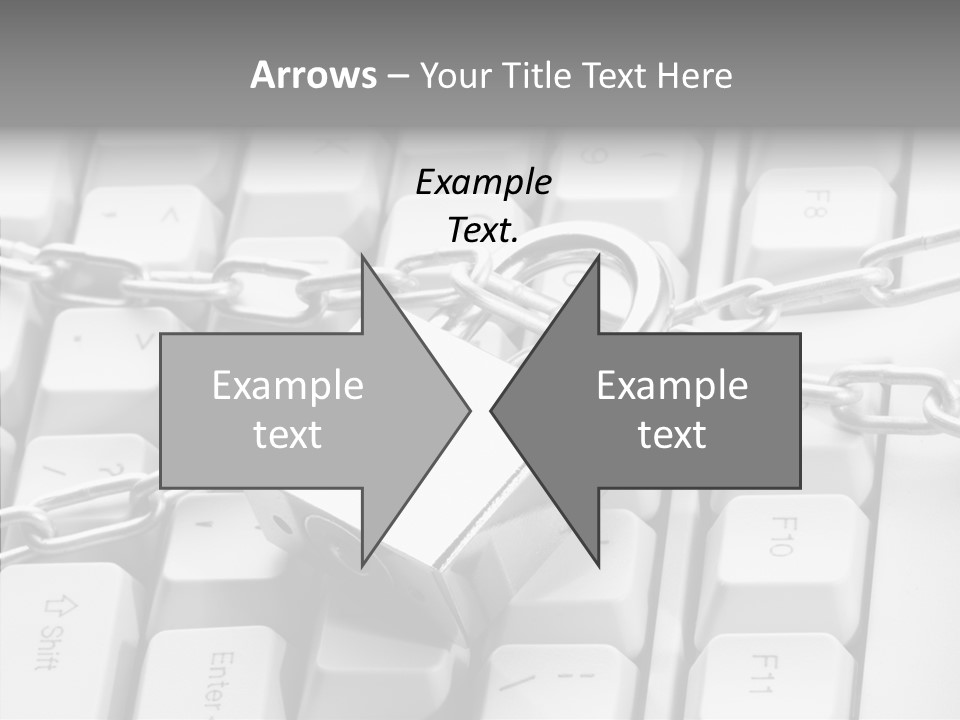 Elderly Hand Finger PowerPoint Template