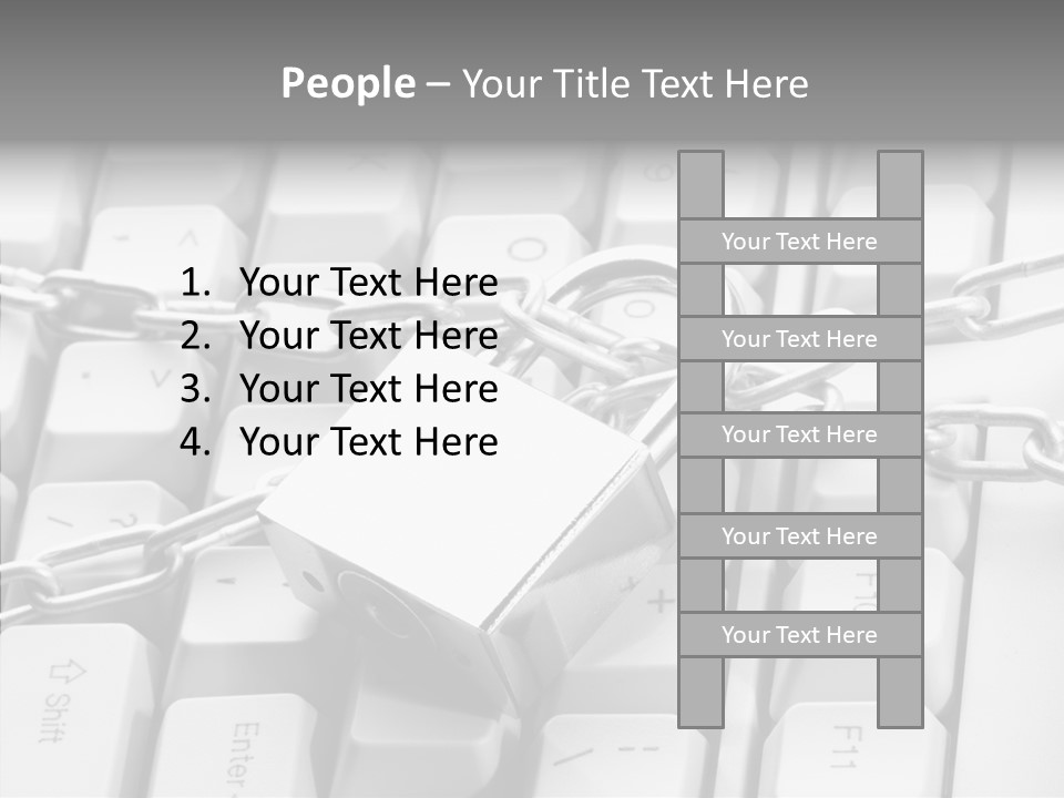 Elderly Hand Finger PowerPoint Template