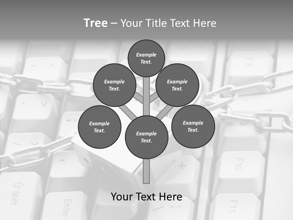 Elderly Hand Finger PowerPoint Template