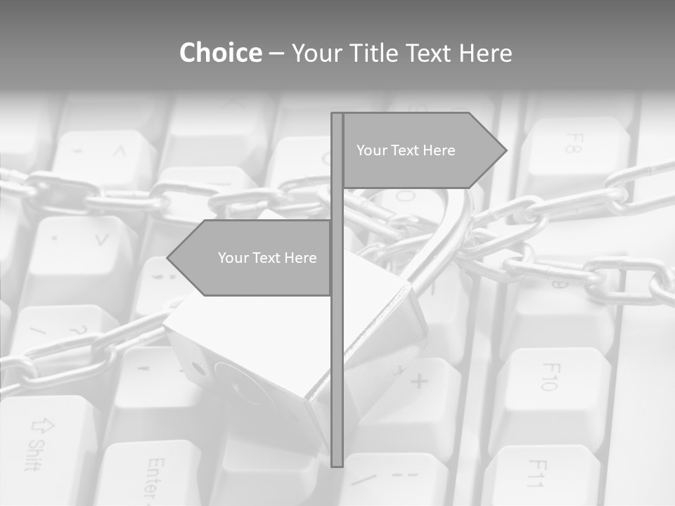 Elderly Hand Finger PowerPoint Template