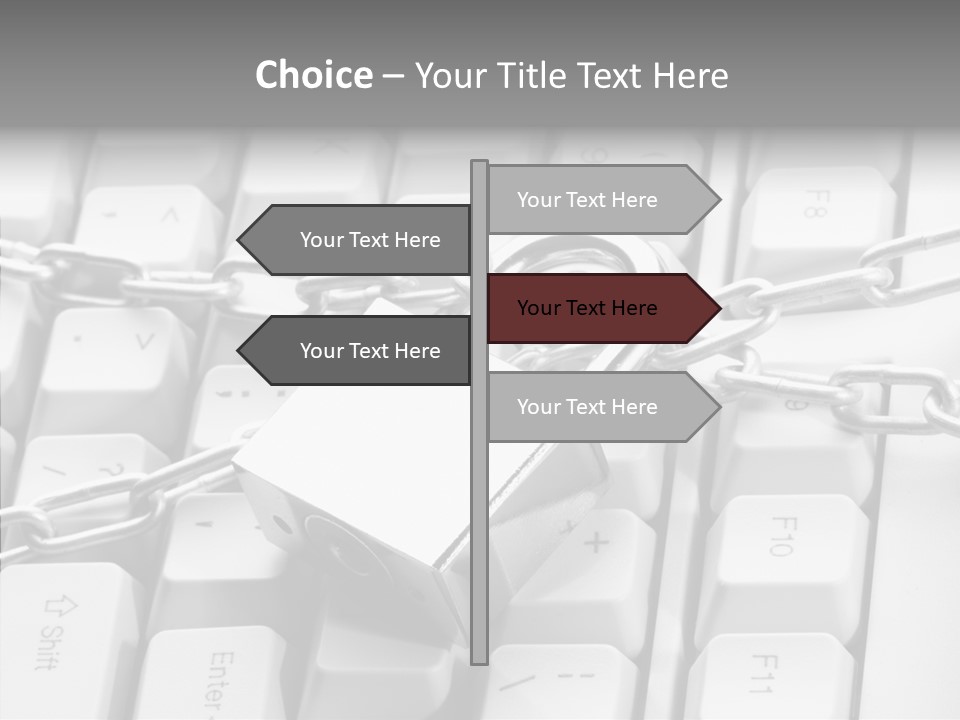 Elderly Hand Finger PowerPoint Template