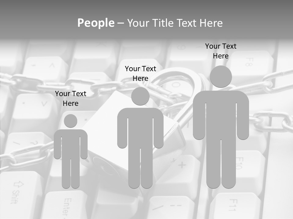 Elderly Hand Finger PowerPoint Template