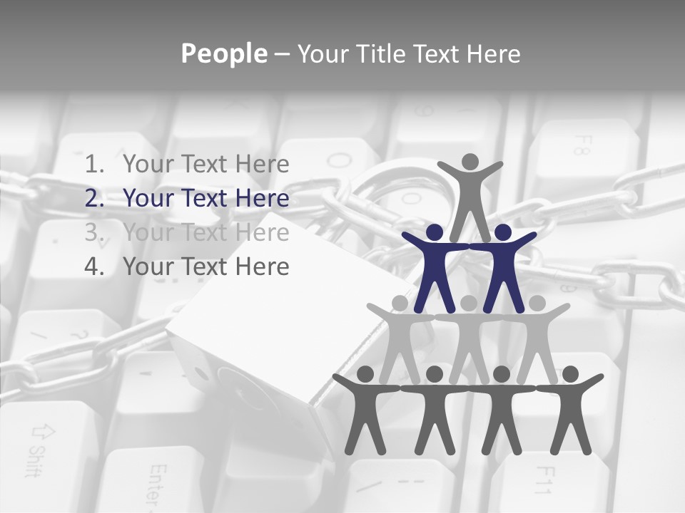 Elderly Hand Finger PowerPoint Template