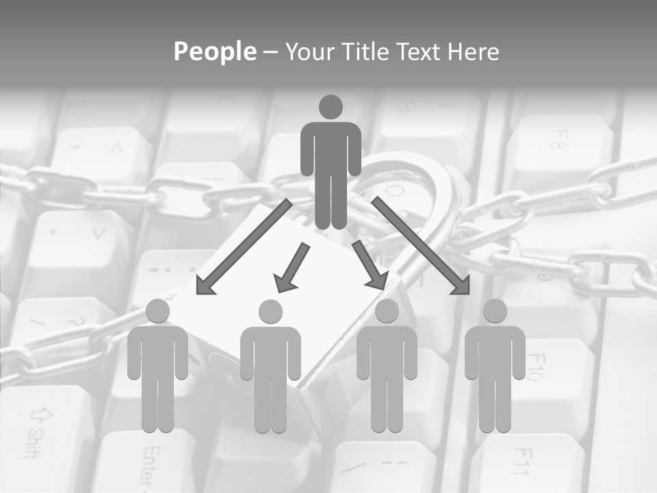 Elderly Hand Finger PowerPoint Template