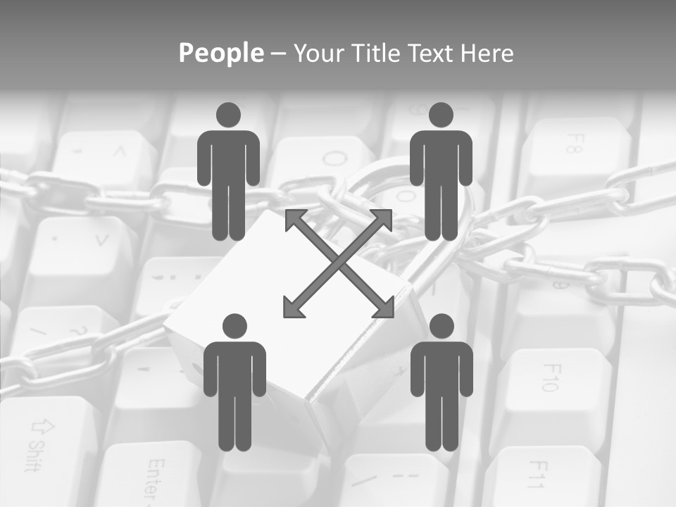 Elderly Hand Finger PowerPoint Template