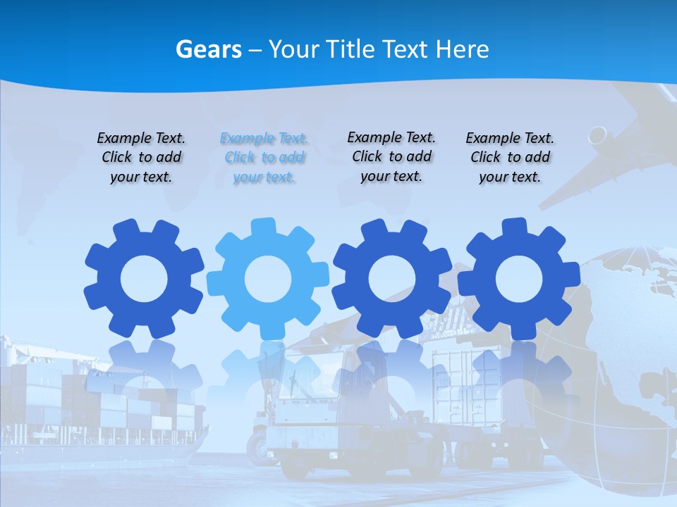 White Holding Hands Elder PowerPoint Template