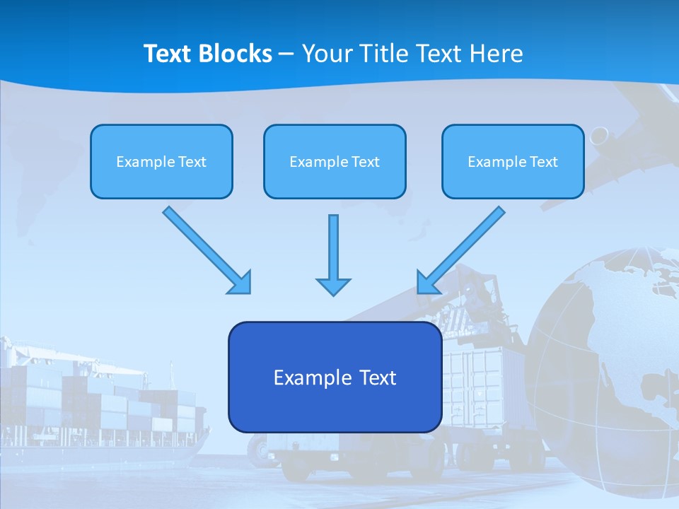 White Holding Hands Elder PowerPoint Template
