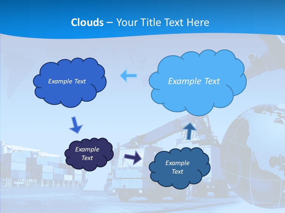 White Holding Hands Elder PowerPoint Template
