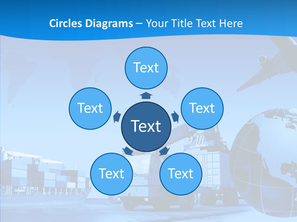 White Holding Hands Elder PowerPoint Template