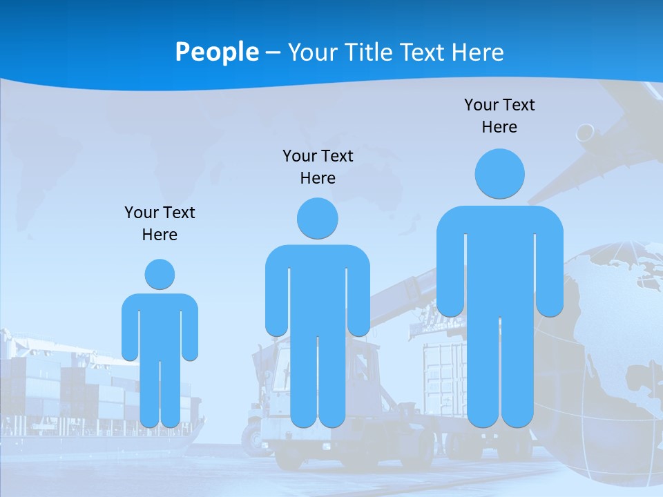 White Holding Hands Elder PowerPoint Template