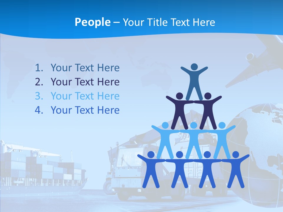 White Holding Hands Elder PowerPoint Template