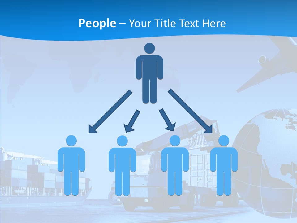 White Holding Hands Elder PowerPoint Template