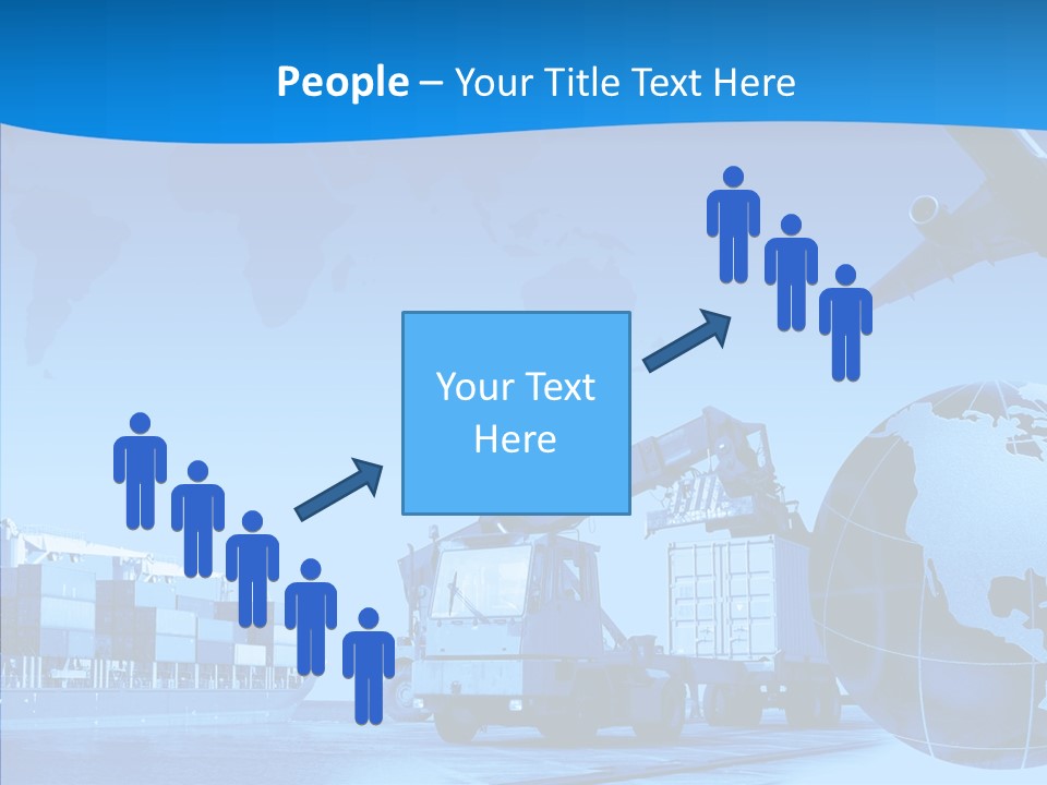 White Holding Hands Elder PowerPoint Template