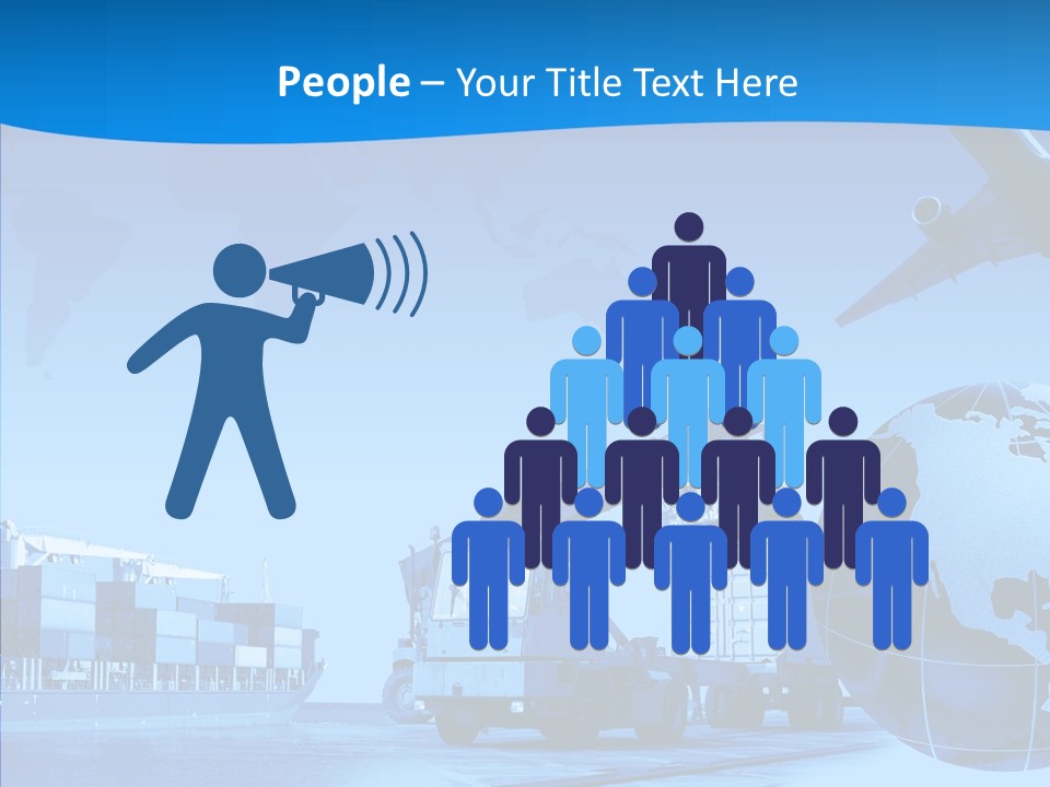 White Holding Hands Elder PowerPoint Template