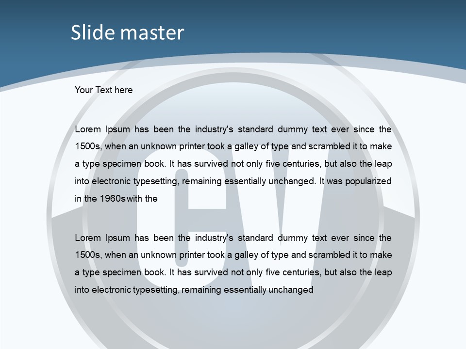 Elderly Hand  PowerPoint Template