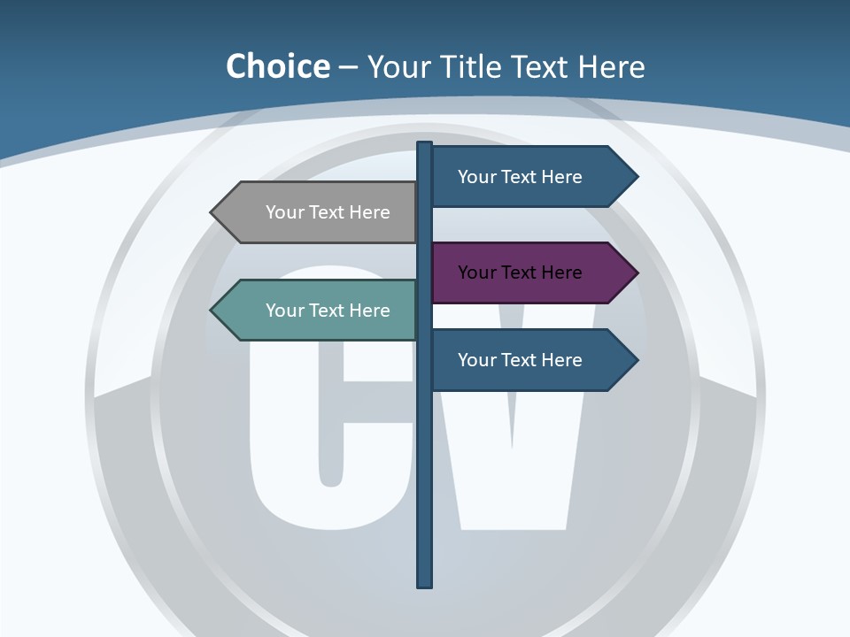 Elderly Hand  PowerPoint Template