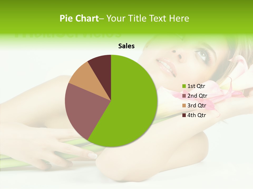 Elderly Young Finger PowerPoint Template